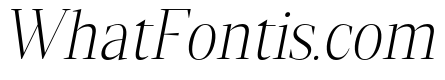 Gretha Serif ExtLt SemiCond Ita