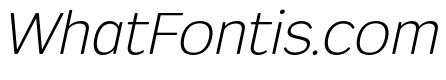 FX Telaga ExtraLight Italic