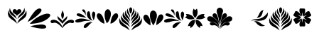 Folk Floral Dingbats