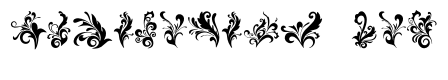 Floral Swirl Ornament Set