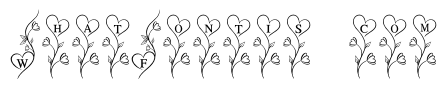 Floral Heartly Monogram