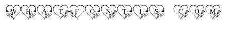 Floral Heart Initials