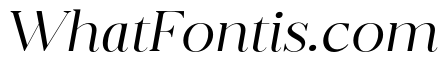 Eryndor Thin Italic