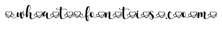 Emily Joseph Font - Tail Heart2