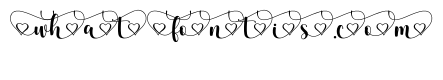 Emily Joseph Font - Tail Heart