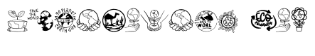 Earth Love Icons