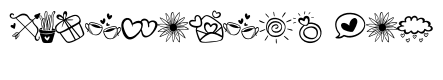 Doodle cute valentine
