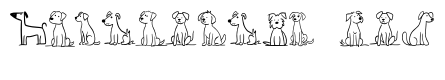 Dog Sketch Line