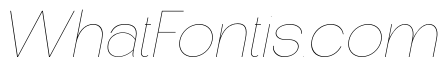 DeMonte Thin Italic