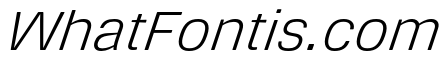 DeBox Light Italic Tall
