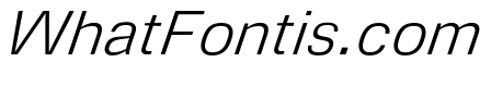 DeBox Light Italic