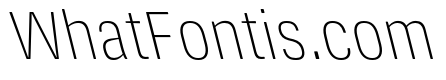 DeBox Condensed Thin Slant Tall