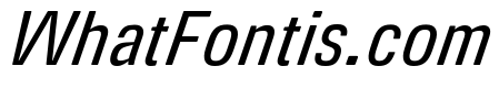 DeBox Condensed Italic