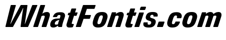 DeBox Condensed Bold Ita Short