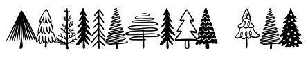 Cute tree christmas