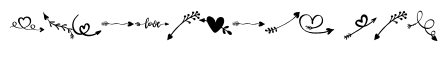 Cute heart arrow