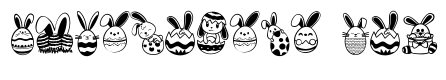Cute  egg rabbit gang