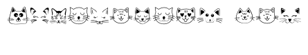 Cute Cat Face Set