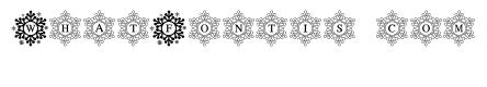 Crystal Snow Monogram