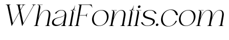 Chairo Extra Light italic