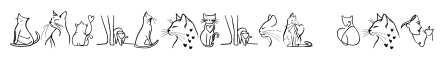 Cat Line Drawing