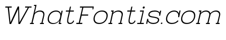 RCL Bricko Extra Light Italic