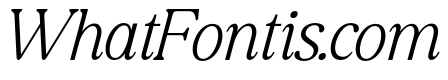 Bourgueil Serif Italic Italic