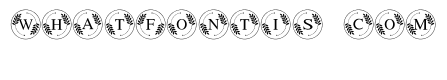 Botanical Circle Monogram