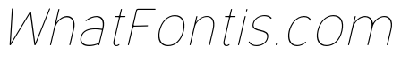 Bener Rounded Thin Italic