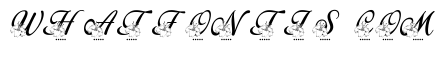 Beauty Lilly Flower Monogram