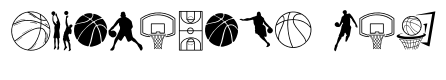 Basketball Silhouette Set