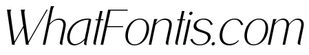 Avehope Extra Light Italic