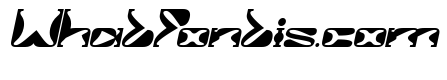 ALIEN UFO Italic