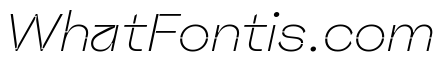 Valve Stencil Thin Italic