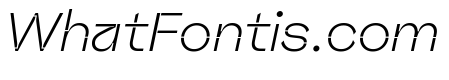 Valve Stencil Extralight Italic