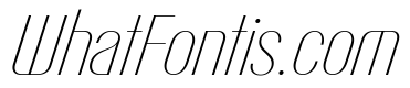 Talisman Condensed Variable Thin Italic 2