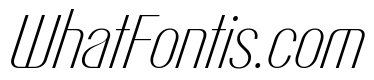 Talisman Condensed Variable Extralight Italic 2