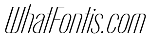 Talisman Compressed Variable Extralight Italic 2