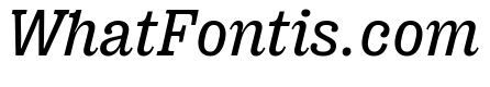 Right Slab Regular Italic