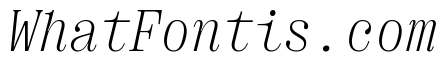 Right Serif Mono Italic Variable