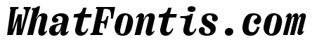 Right Serif Mono Italic Variable 6