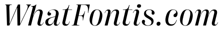 Right Didone Regular Italic