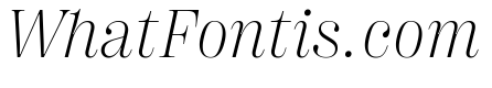 Right Didone Italic Variable
