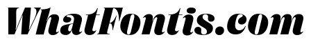 Right Didone Italic Variable 7