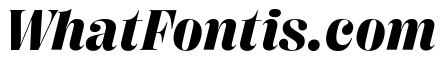 Right Didone Italic Variable 6