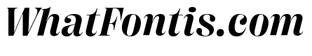 Right Didone Italic Variable 5