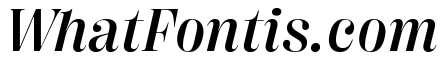 Right Didone Italic Variable 4