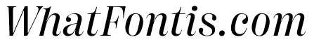 Right Didone Italic Variable 3