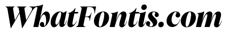 Pangaia Ultrabold Italic