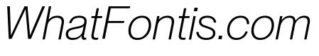 Neue Montreal Variable Light Italic
